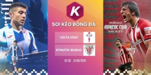 Soi kèo Celta Vigo vs Athletic Bilbao - La Liga, 01/09/2026