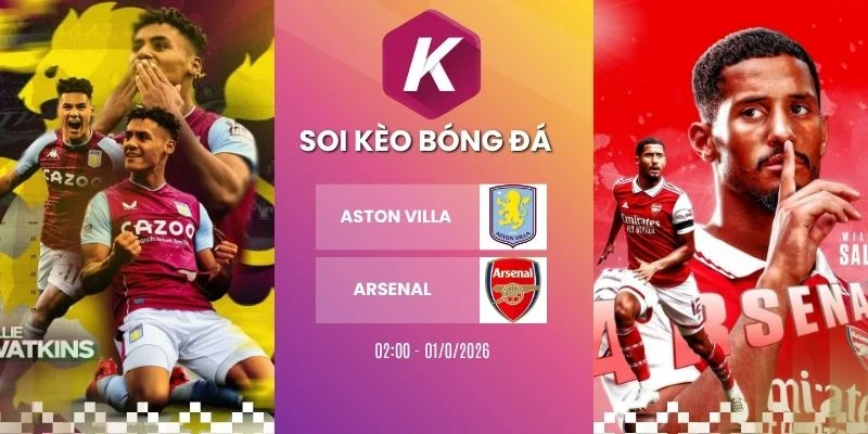 Soi kèo nhà cái Aston Villa vs Arsenal - NHA, 01/09/2026